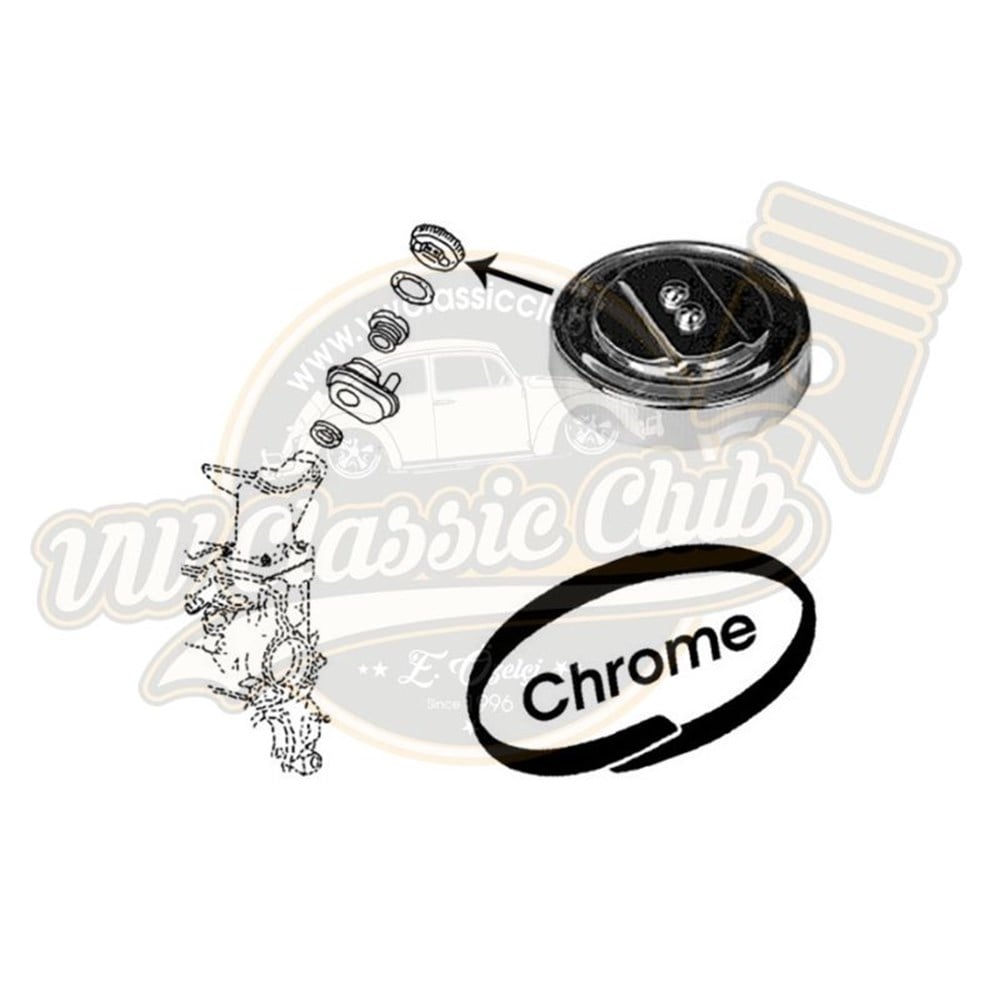 Oil Filler Cap Chrome