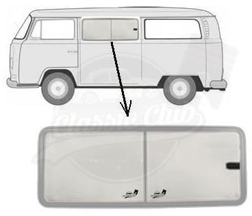Left Side Middle Window Grey