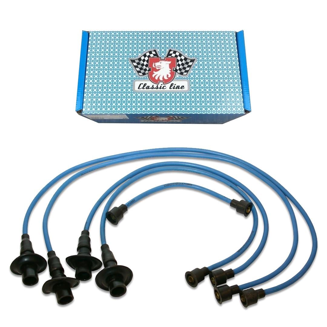 Bakalitli Buji Kablosu Mavi (Takım) 1119054111 VW Classic Club | Vosvos Kaplumbağa Yedek Parça