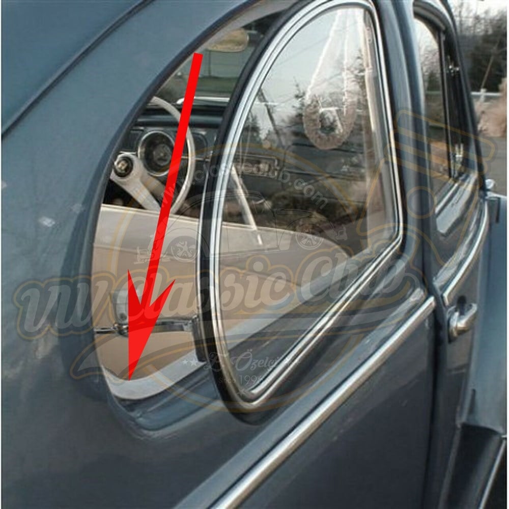 Pop-Out Window Pinch Welt White 113847131A - VW Classic Club