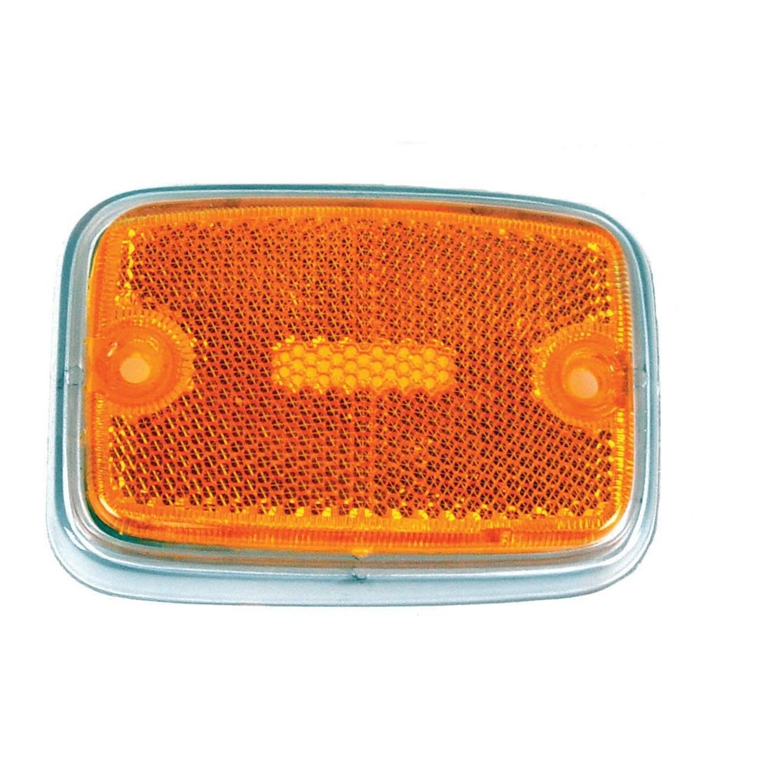 Front Side Marker Amber Lens Silver Trim (T2) 211945119A  98-9508-B 8196001108