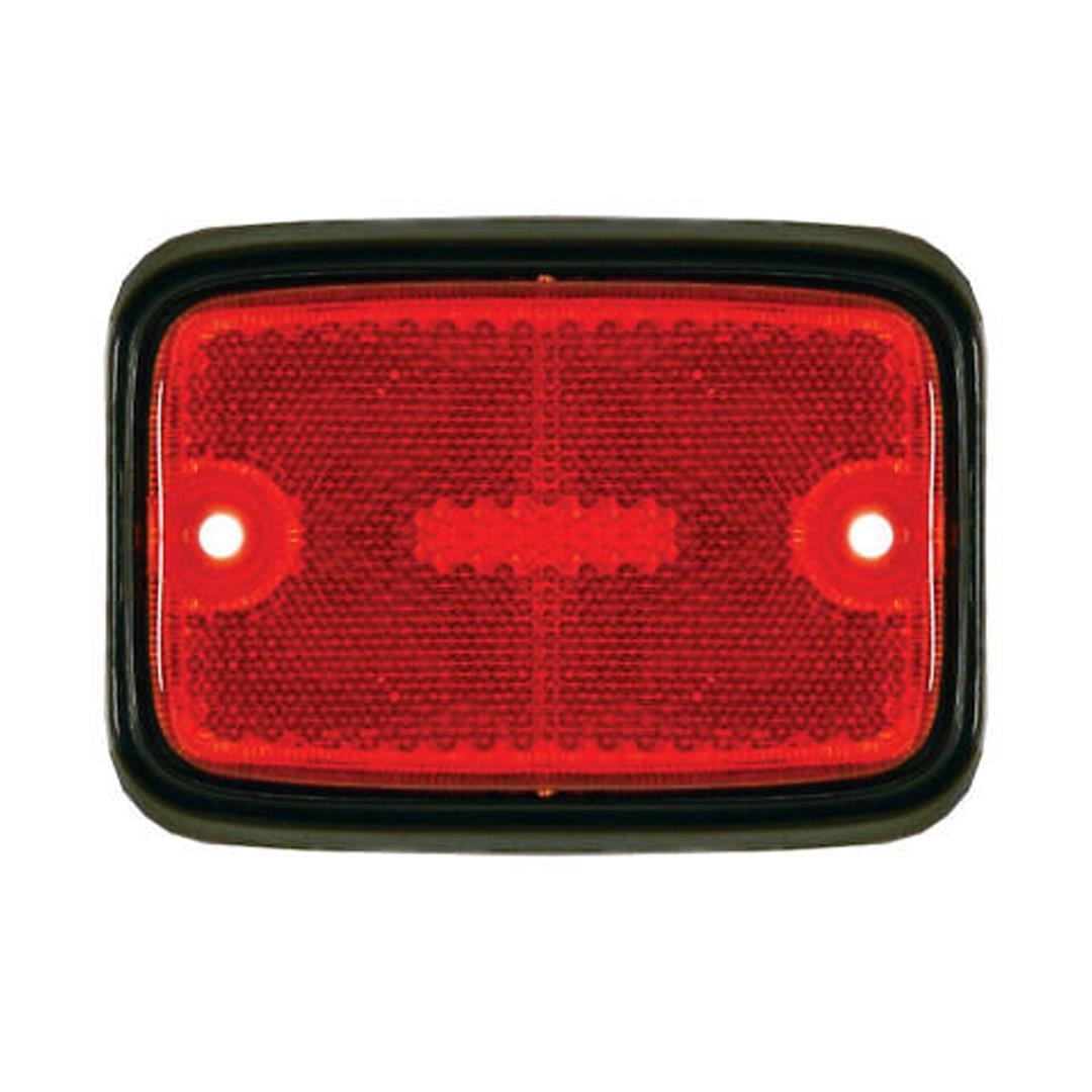 Rear Side Marker Lens Red With Black Trim (T2) 211945363B 8196001508 98-9511-B