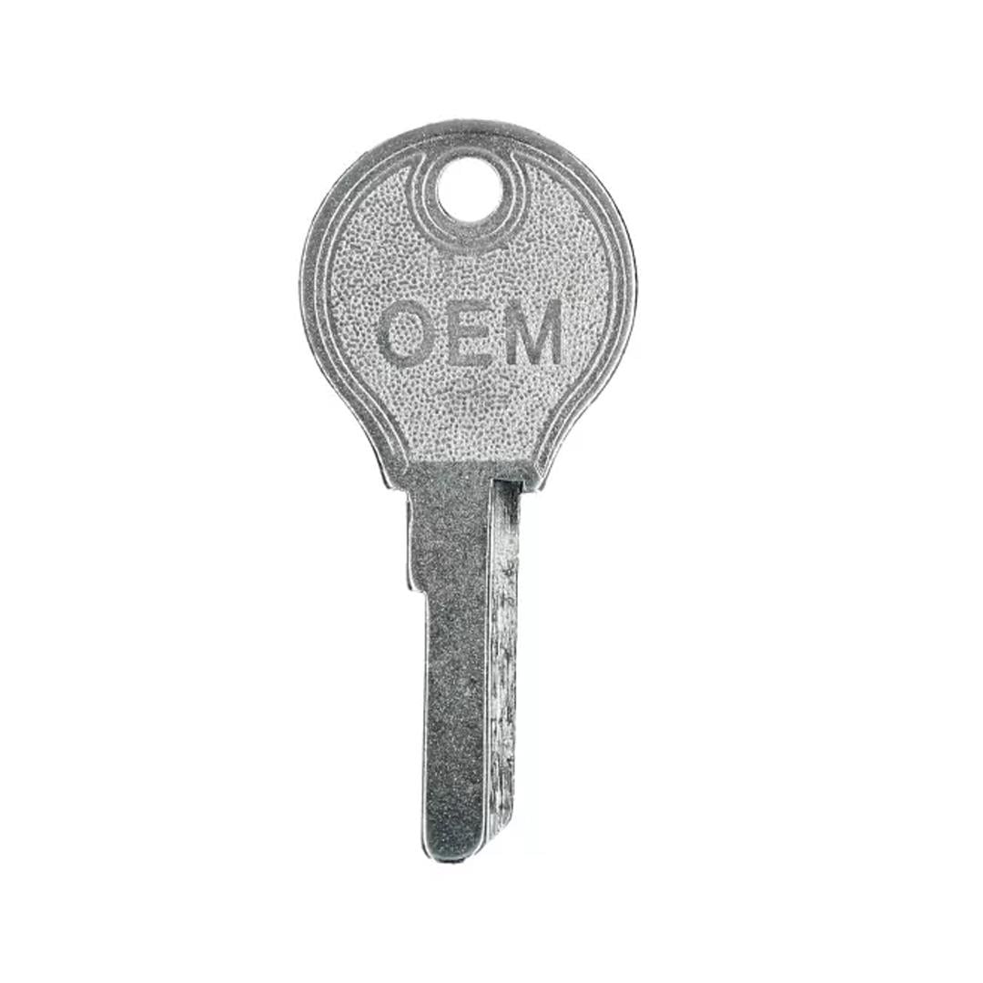 OEM Key Blank 111837219A 8187901100 and parts for VW - Volkswagen 1100 1200 Beetle, Karmann Ghia and T1 Minivan