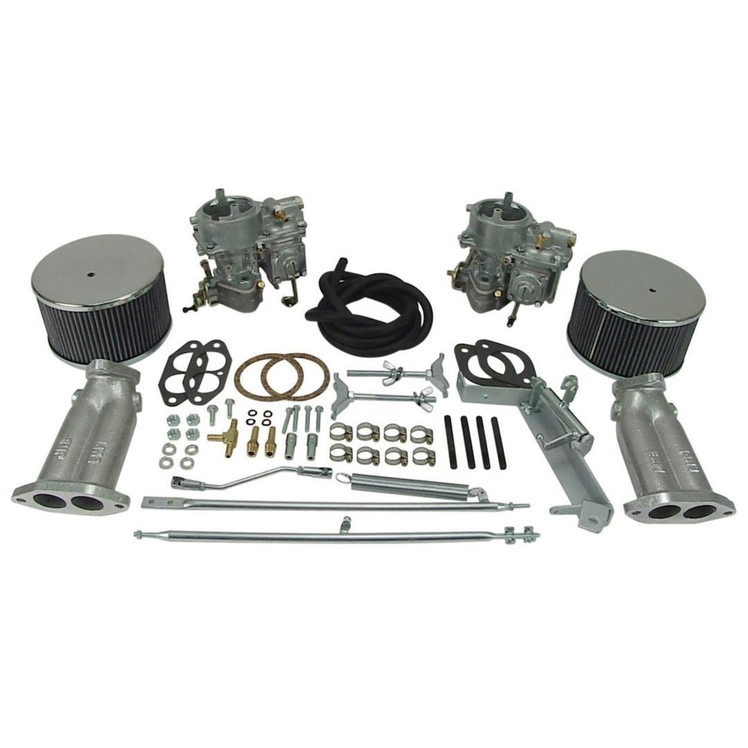 Solex 2基キャブレター インマニセット Solex Çift Karbüratör Seti (40mm) 43-4400-0 / 8115100918 - VW