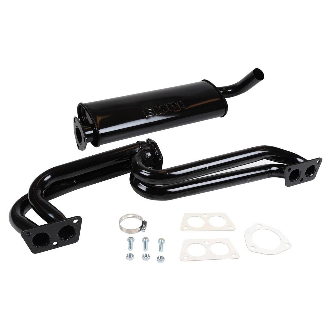 Quiet Exhaust System T2 00-3439-0, 8120803908 and parts for VW - Volkswagen T2 Bay Minivan
