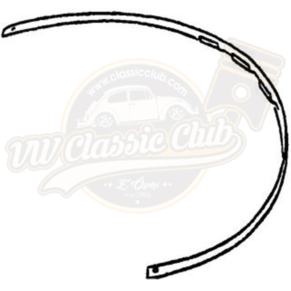 Cabrio Rear Tack Strip Wood (1200-1300)