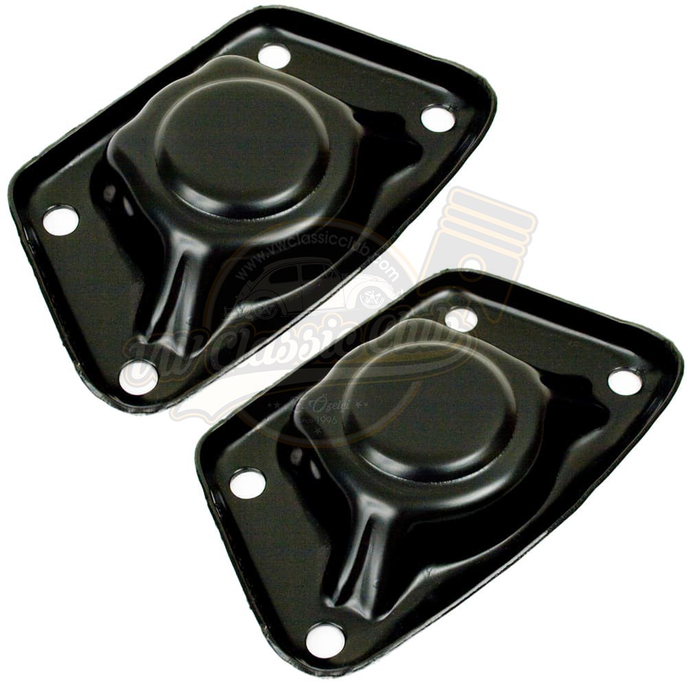 Rear Torsion Bar Cover Closed Type - Pair - Chrome