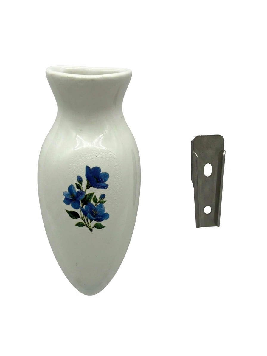 Ceramic Vase with Flower Pattern (1100-1200-1300-1302-1303-T1-T2-Karmann-Variant)