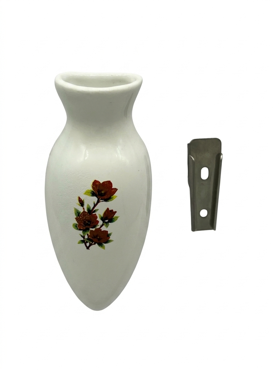 Ceramic Vase with Flower Pattern (1100-1200-1300-1302-1303-T1-T2-Karmann-Variant)