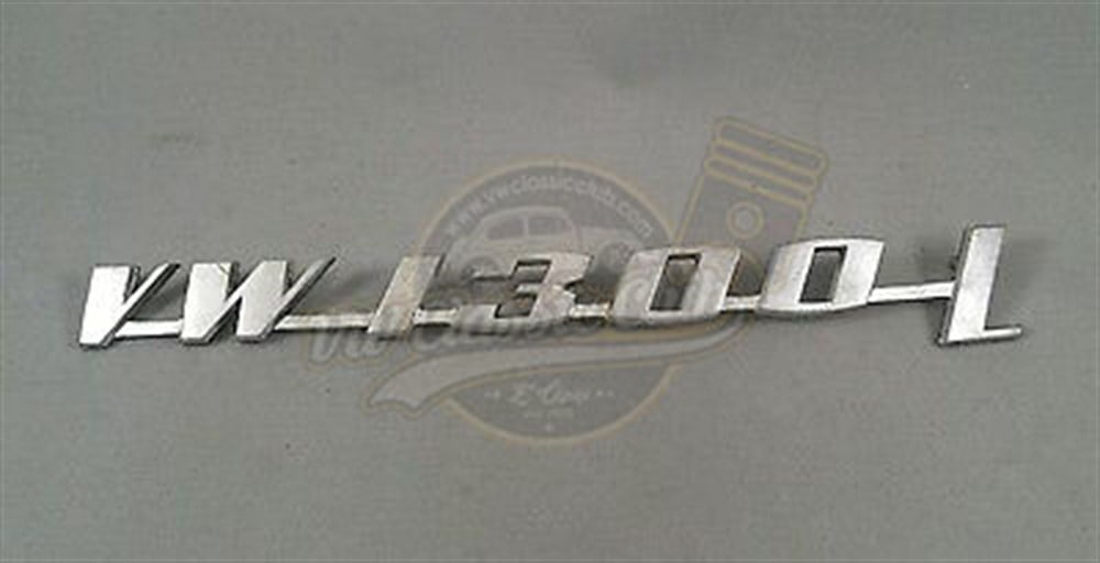 VW 1300 L Yazı