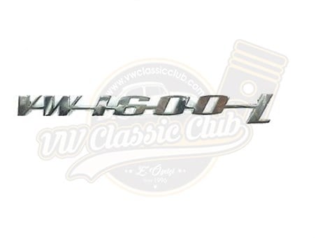 VW 1600 L Paslanmaz Yazı