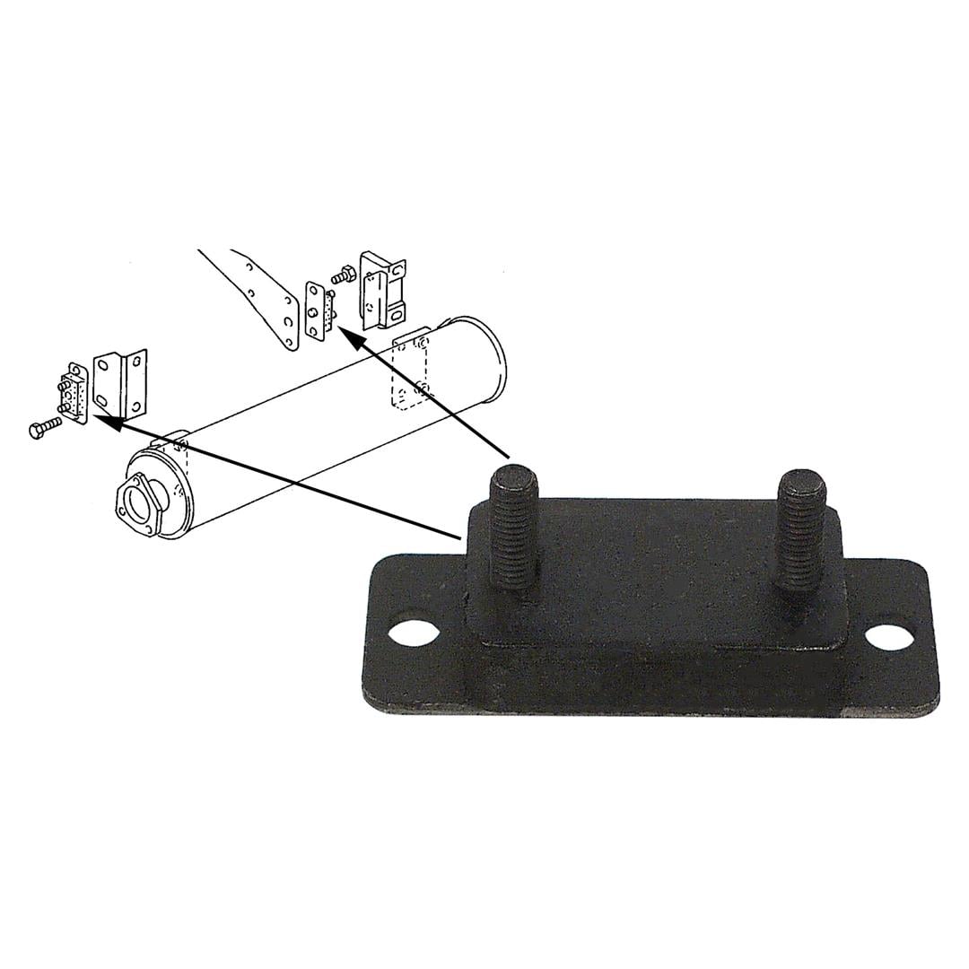 Rubber Mount for Exhaust T3 033251393, 068251393B - VW Classic Club | Volkswagen Beetle Spare Parts