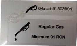 Yakıt Depo Kapağı Sticker