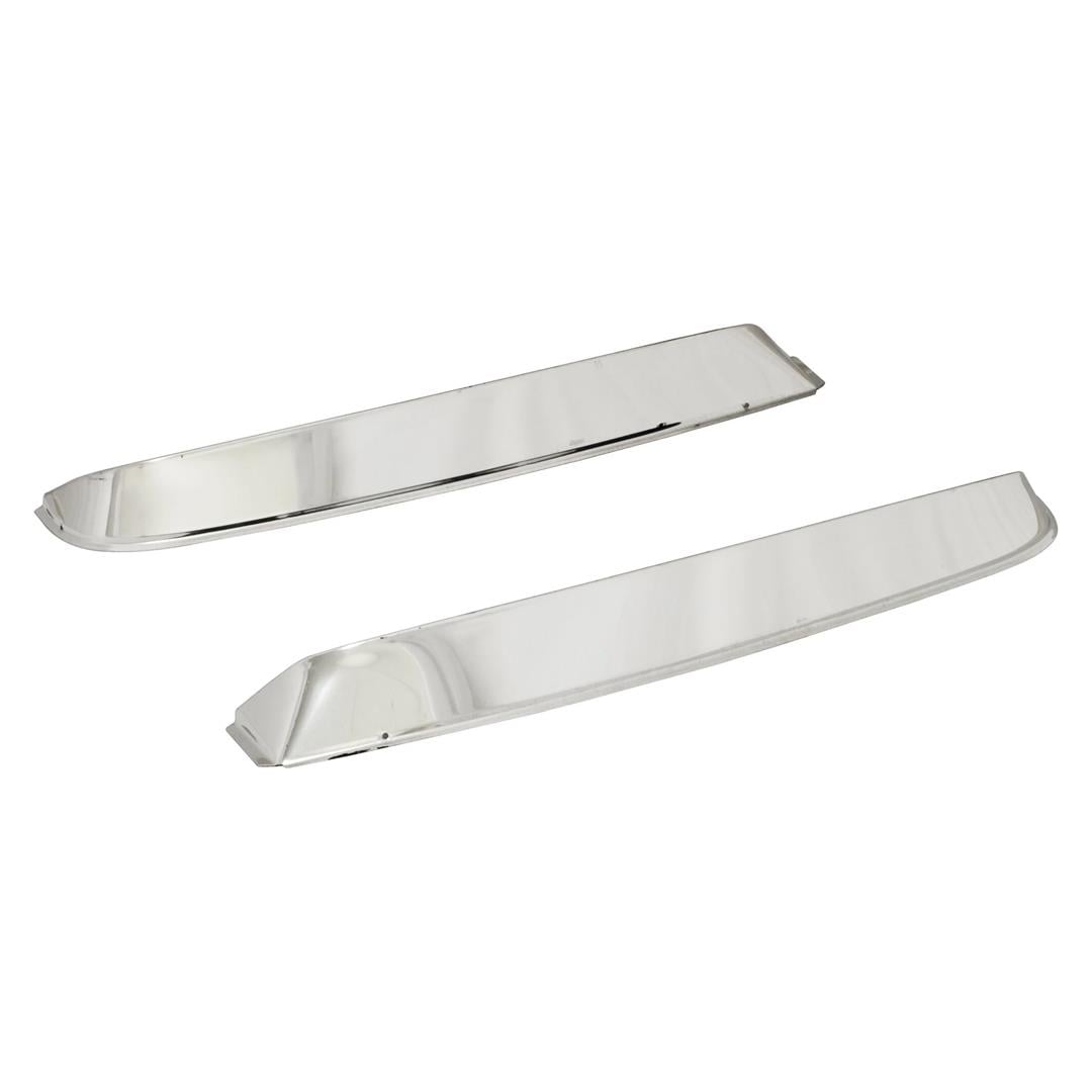 Door Rain Tray in Nickel & Aluminum