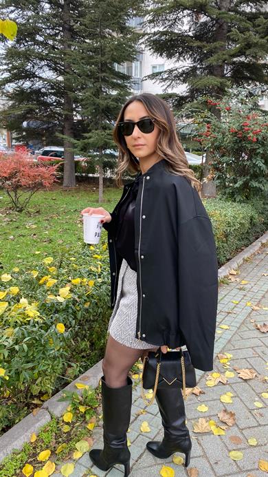 Uzan Oversize Bomber Ceket