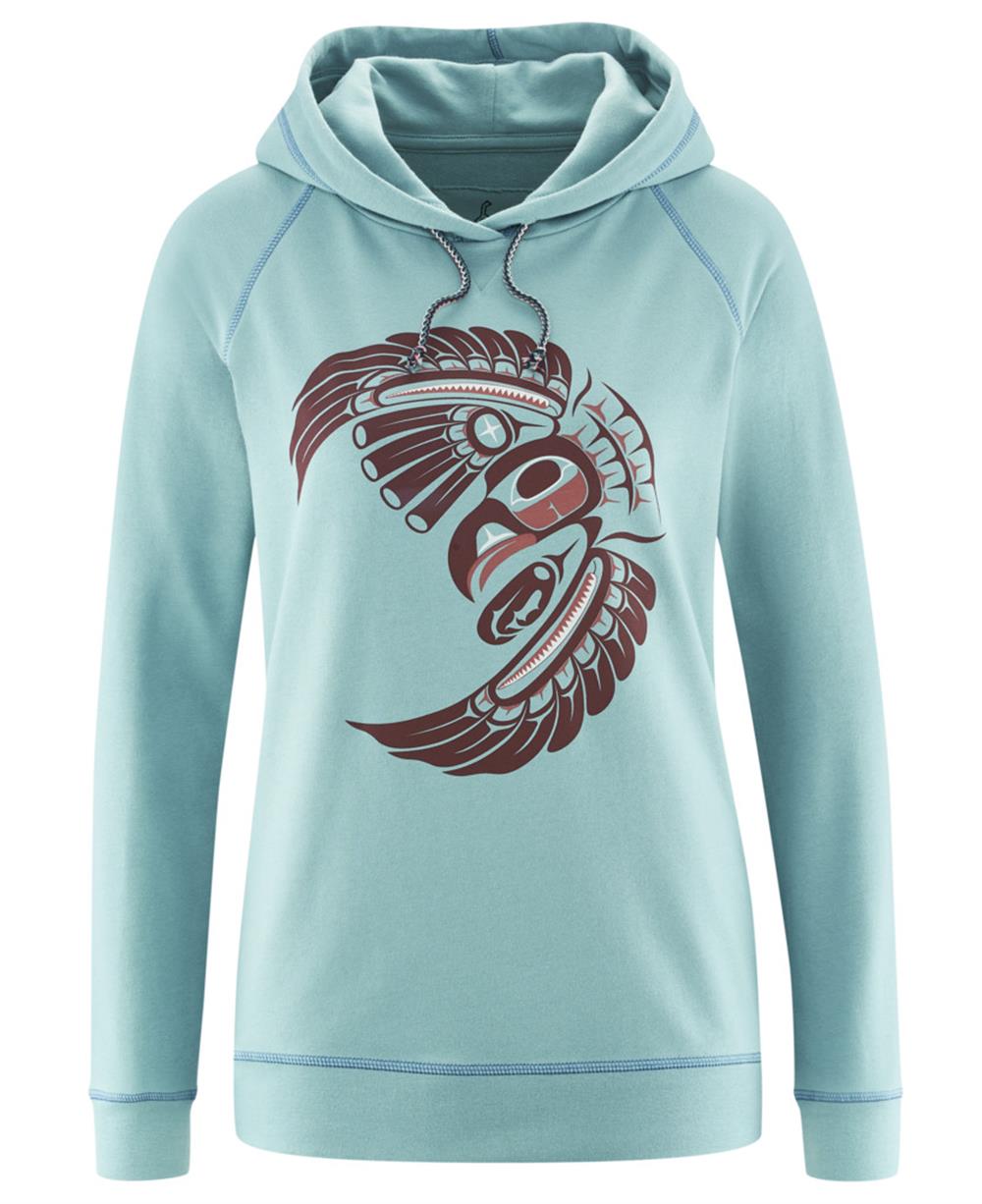 Wo Tecu Kapşonlu sweatshirt mineral Mavi