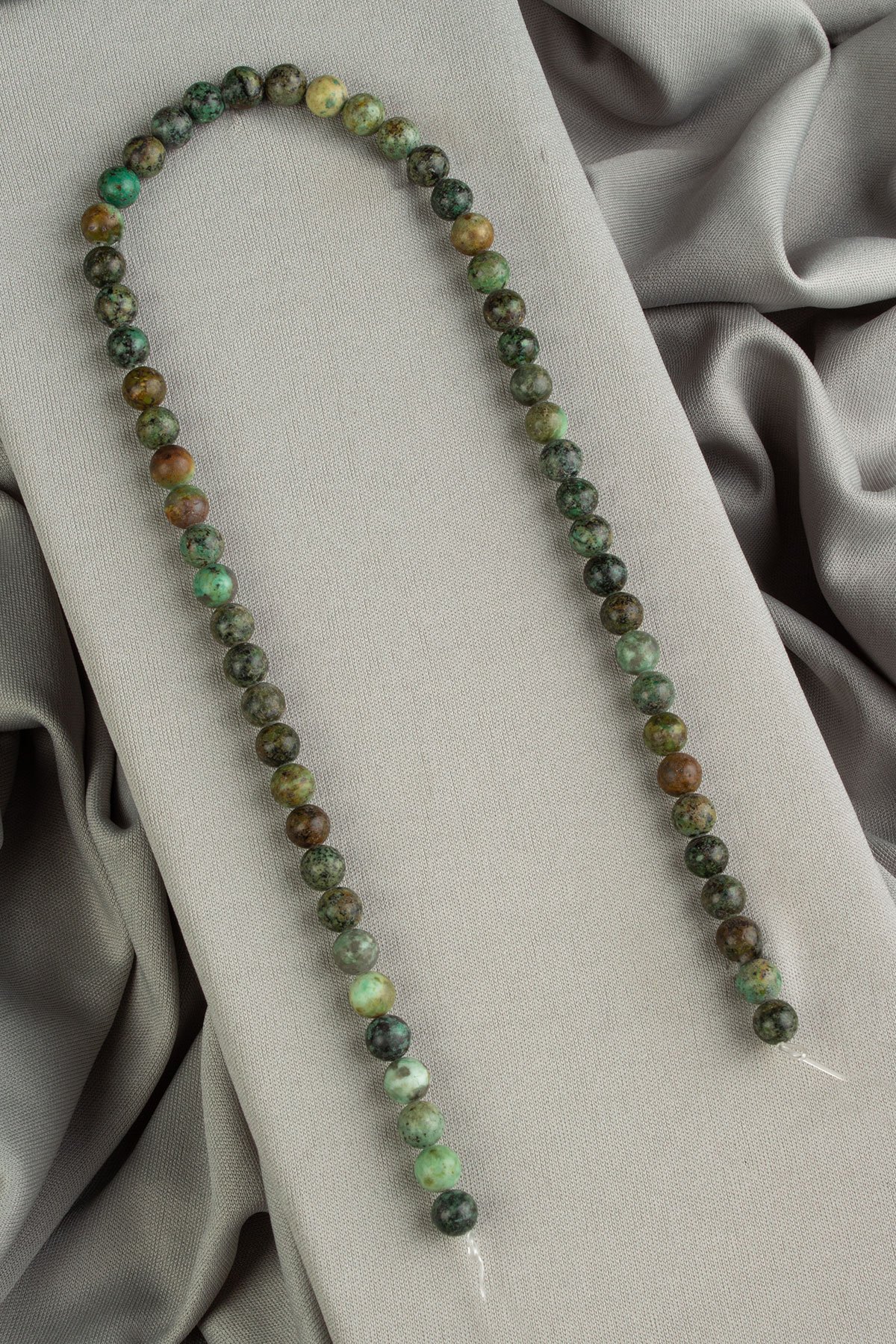 Afrika Turkuaz Doğal Taş Mat Yeşil Küre Kesim 6mm Dizi