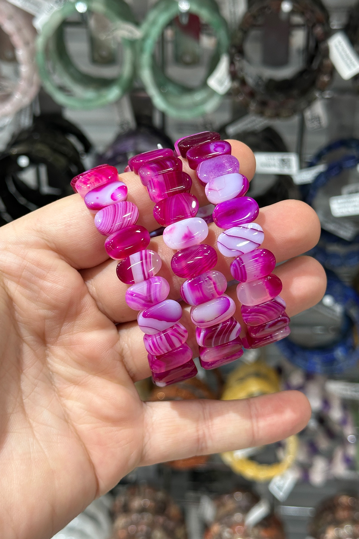 Akik Taşı Oval Kesim Bileklik