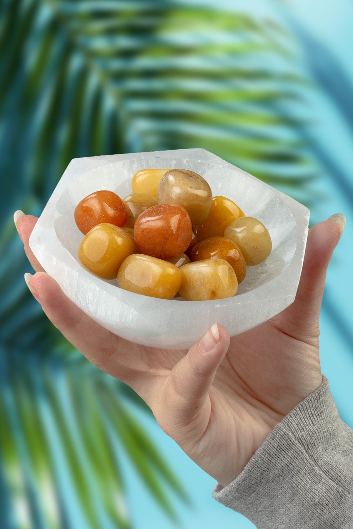 Akik Taşı Tamburlanmış Kütle - 100 Gram