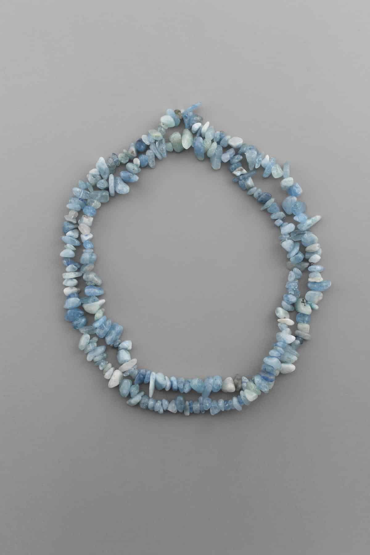 Akuamarin Doğal Kırık Taş Dizi