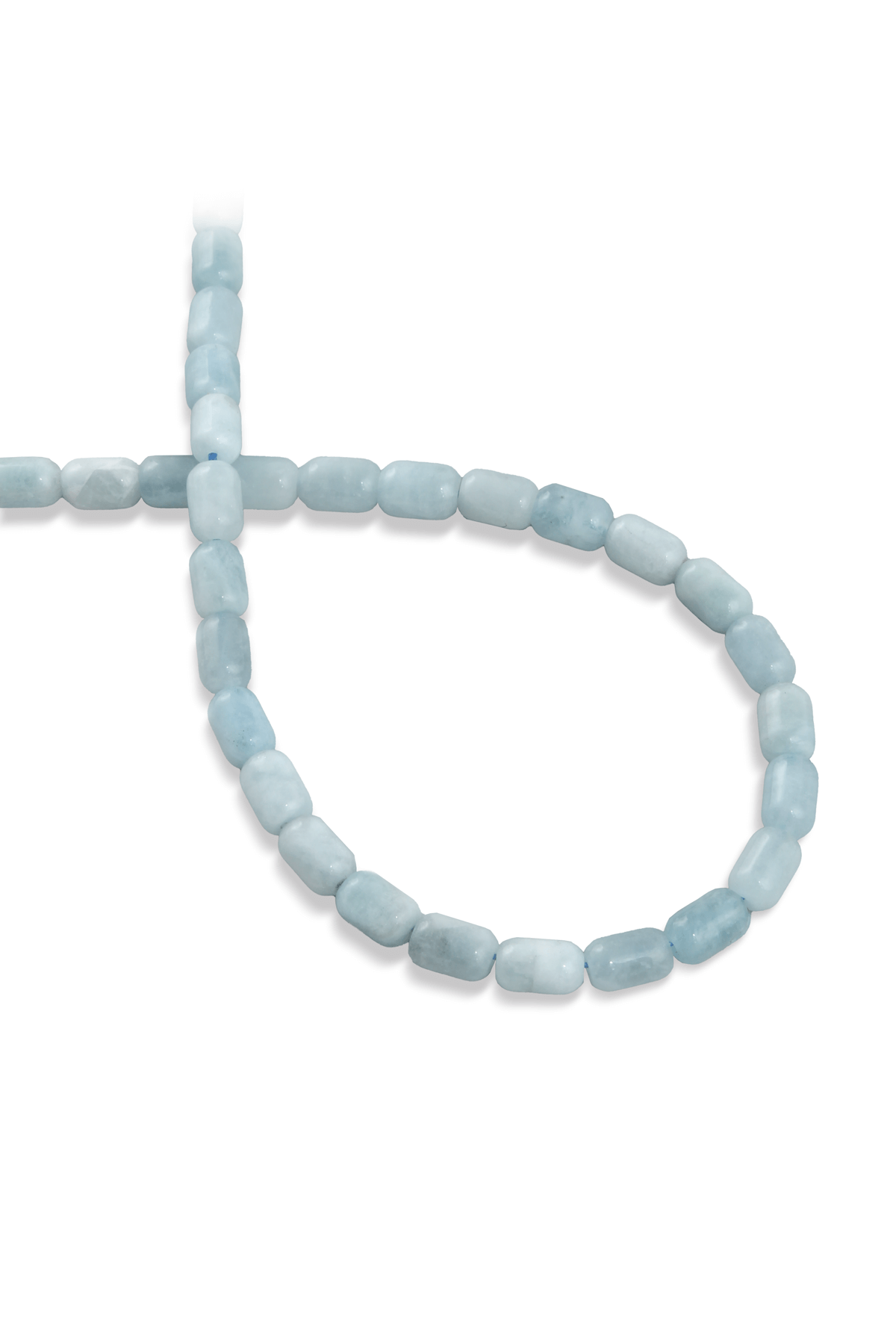 Akuamarin Taşı Kapsül Kesim 6x9mm Dizi