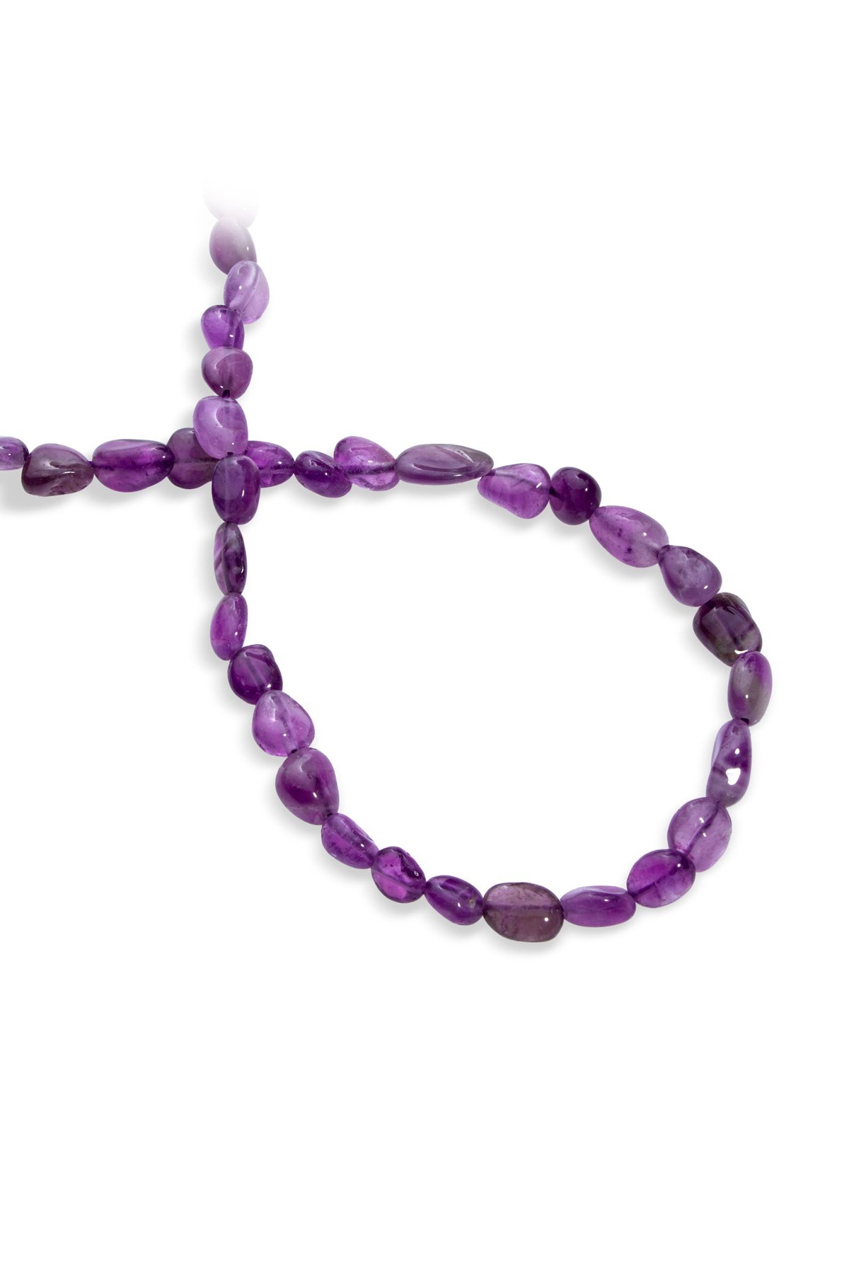 Ametist Doğal Taş Tımbıl Kesim 6x8mm Dizi [AA]