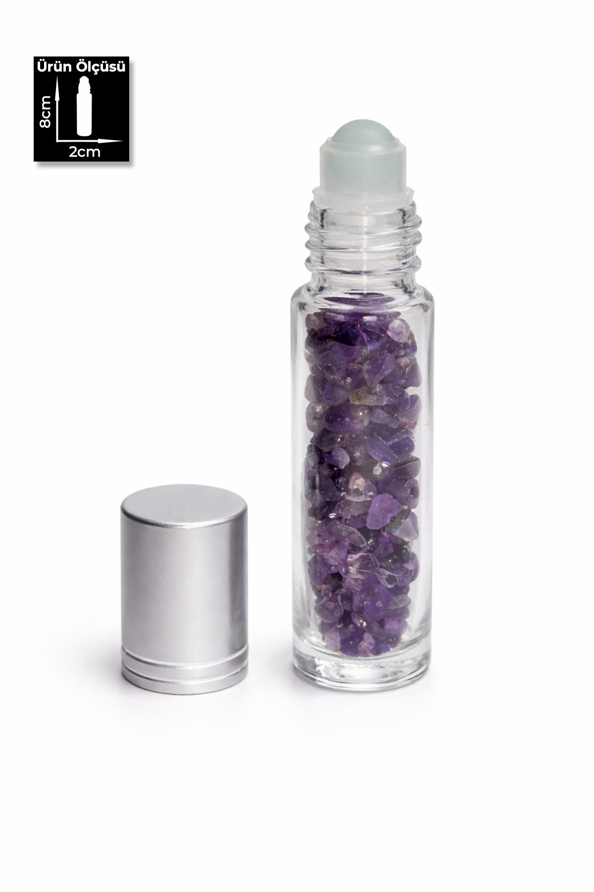 Ametist Kırık Taş Roll-On Cam Şişe 10ml