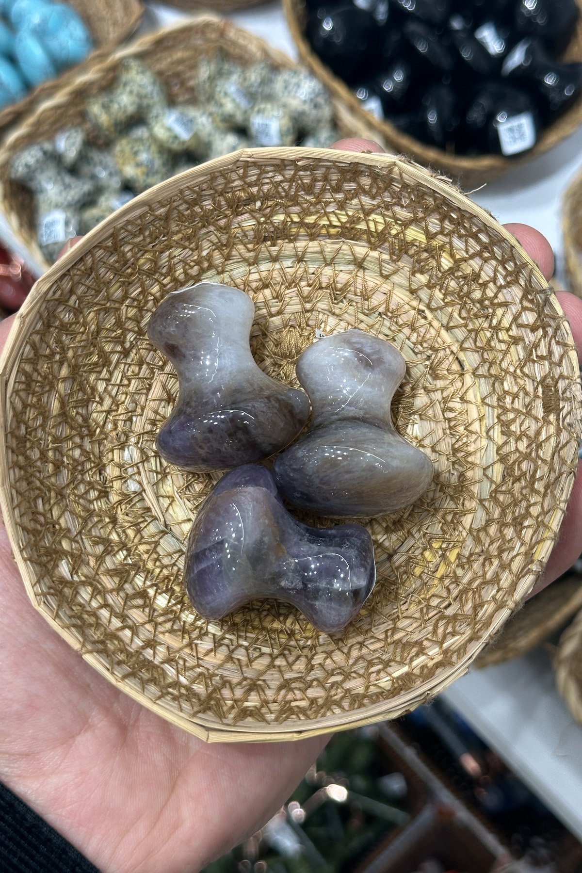 Ametsit Taşı Mantar Masaj Aleti