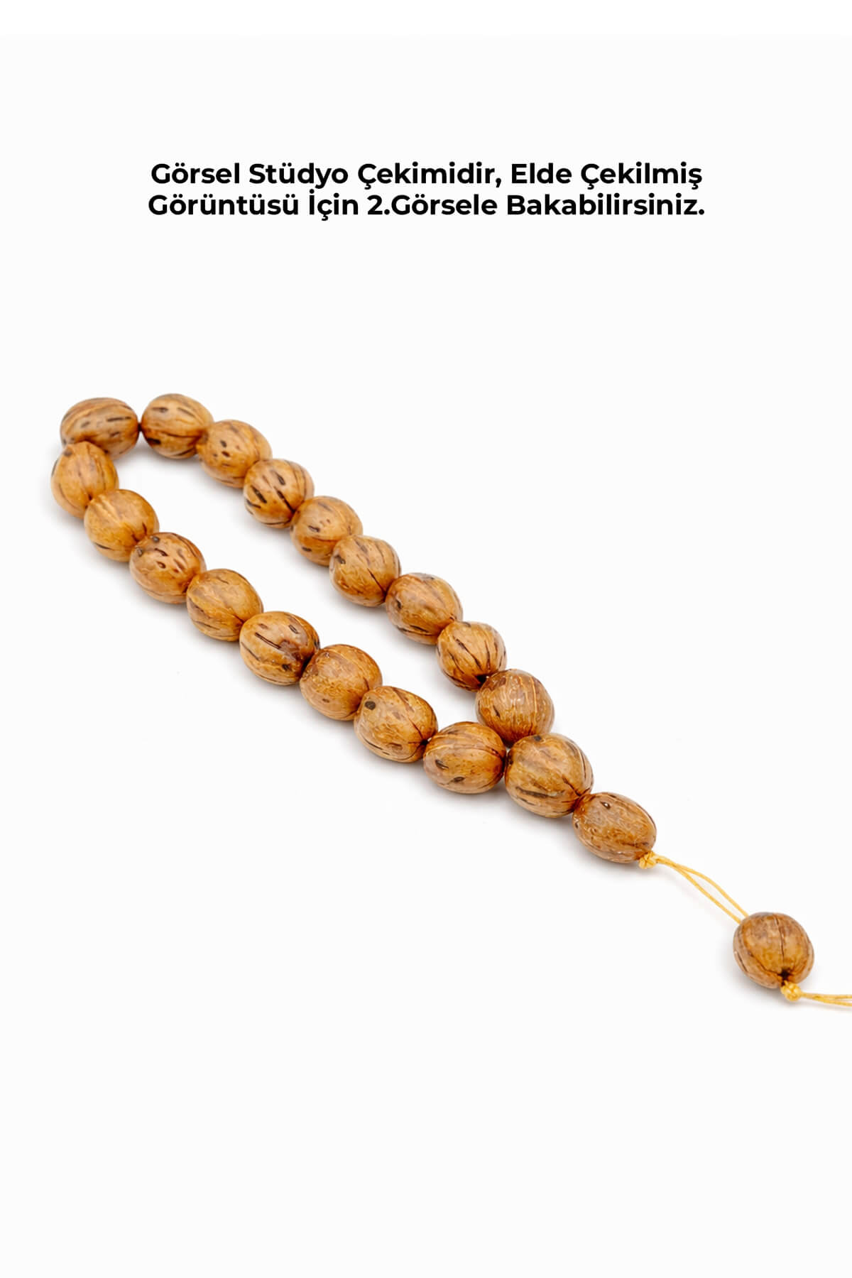 Andız Ağacı Kahverengi Renkli Kokulu 20 li Tesbih