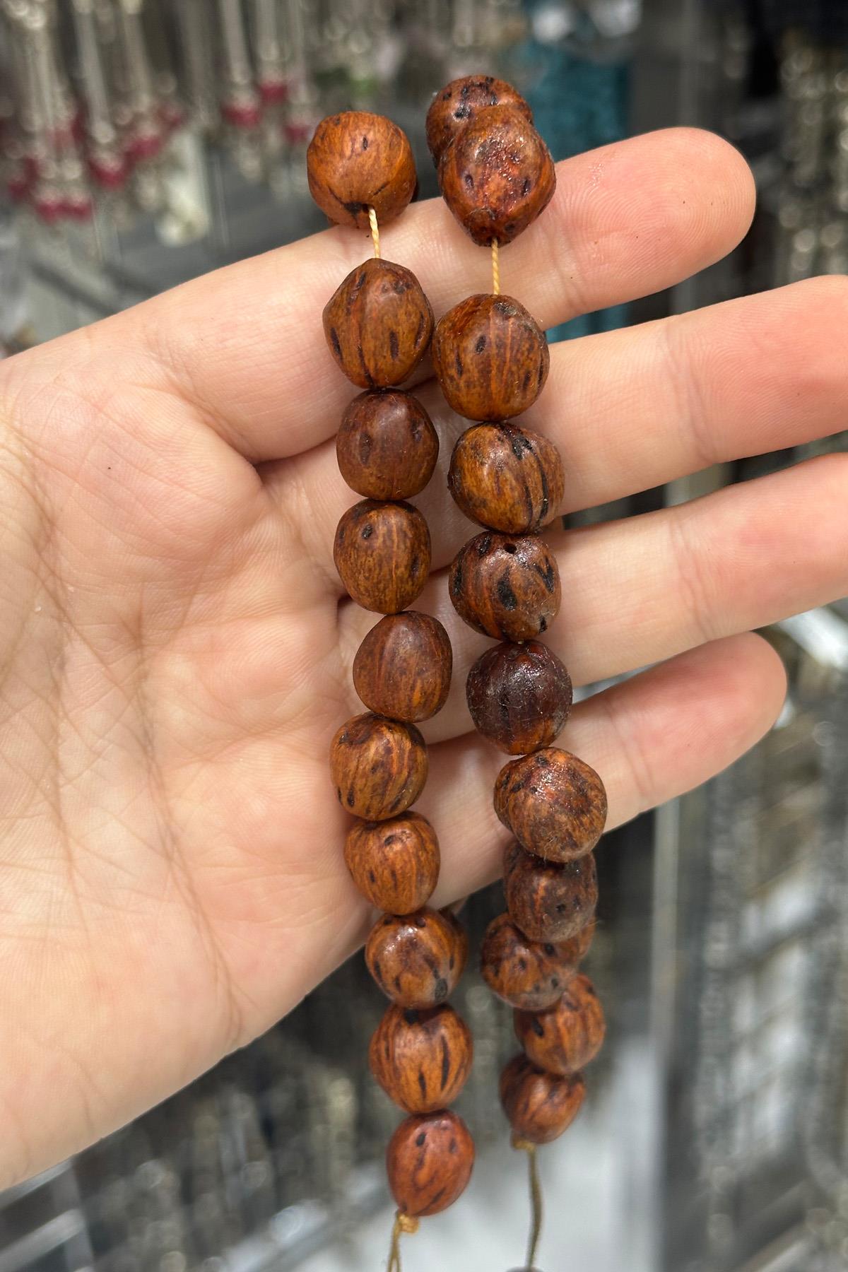 Andız Ağacı Kahverengi Renkli Kokulu 20 li Tesbih