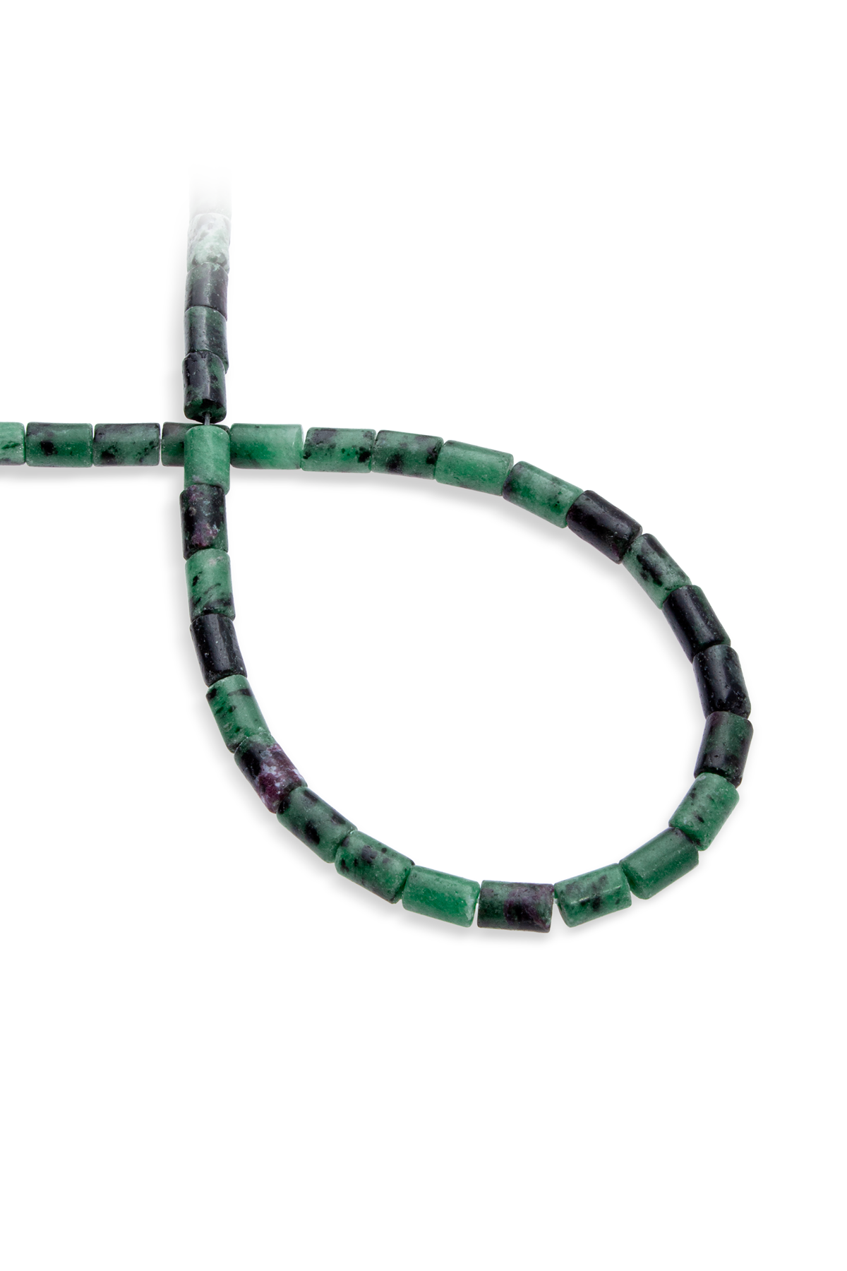 Ruby Zoist Taşı Silindir Kesim 5x8mm Dizi