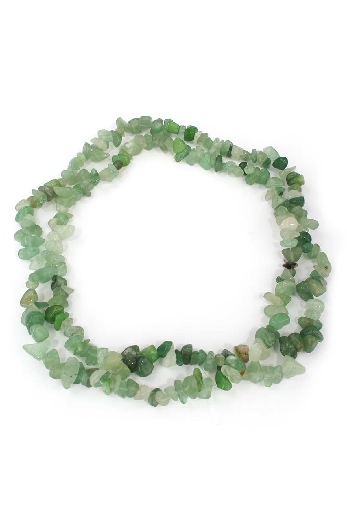 Aventurin Doğal Kırık Taş Orta Boy Parlak 5x8mm Dizi