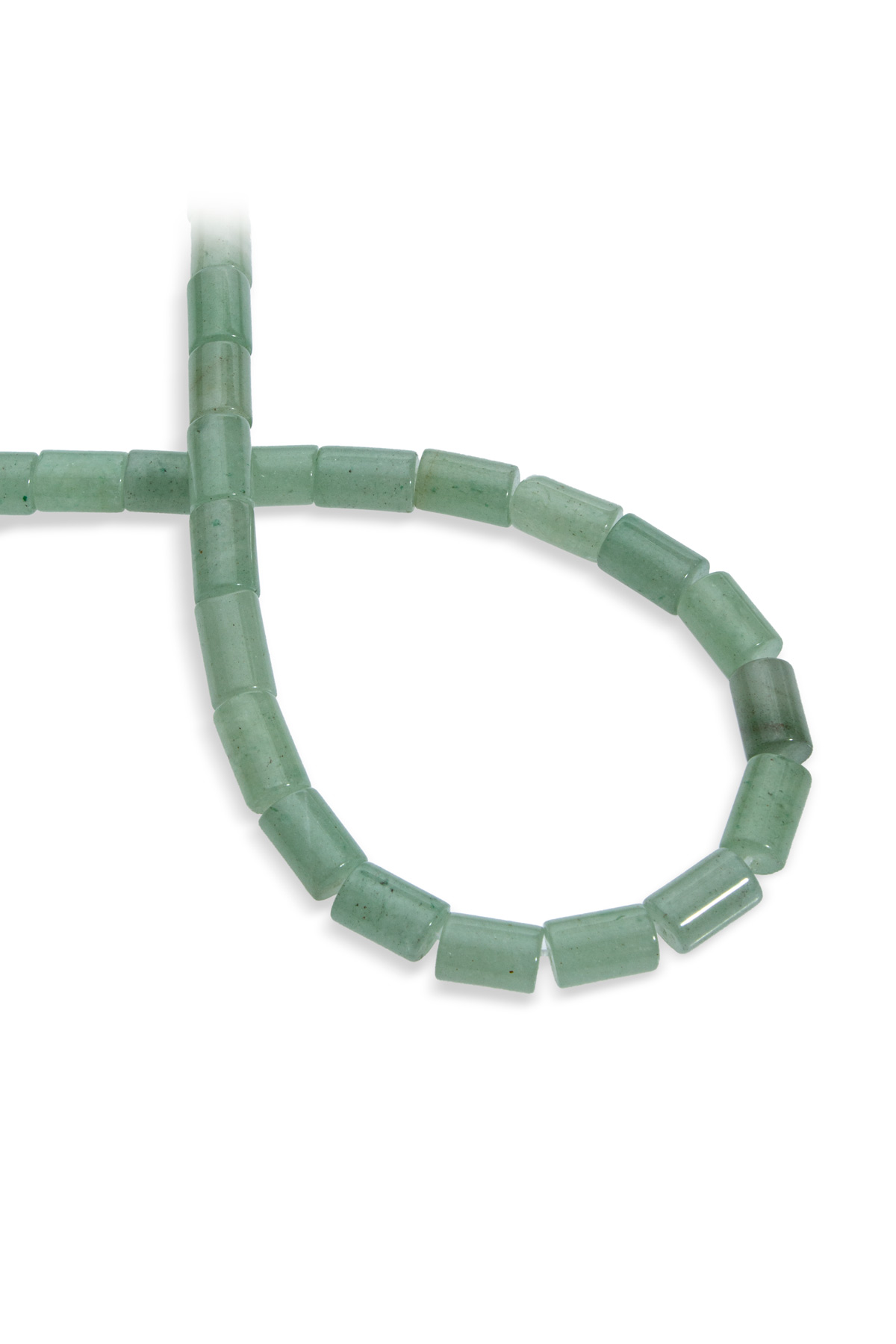 Aventurin Doğal Taş Silindir Kesim 8x12mm Dizi