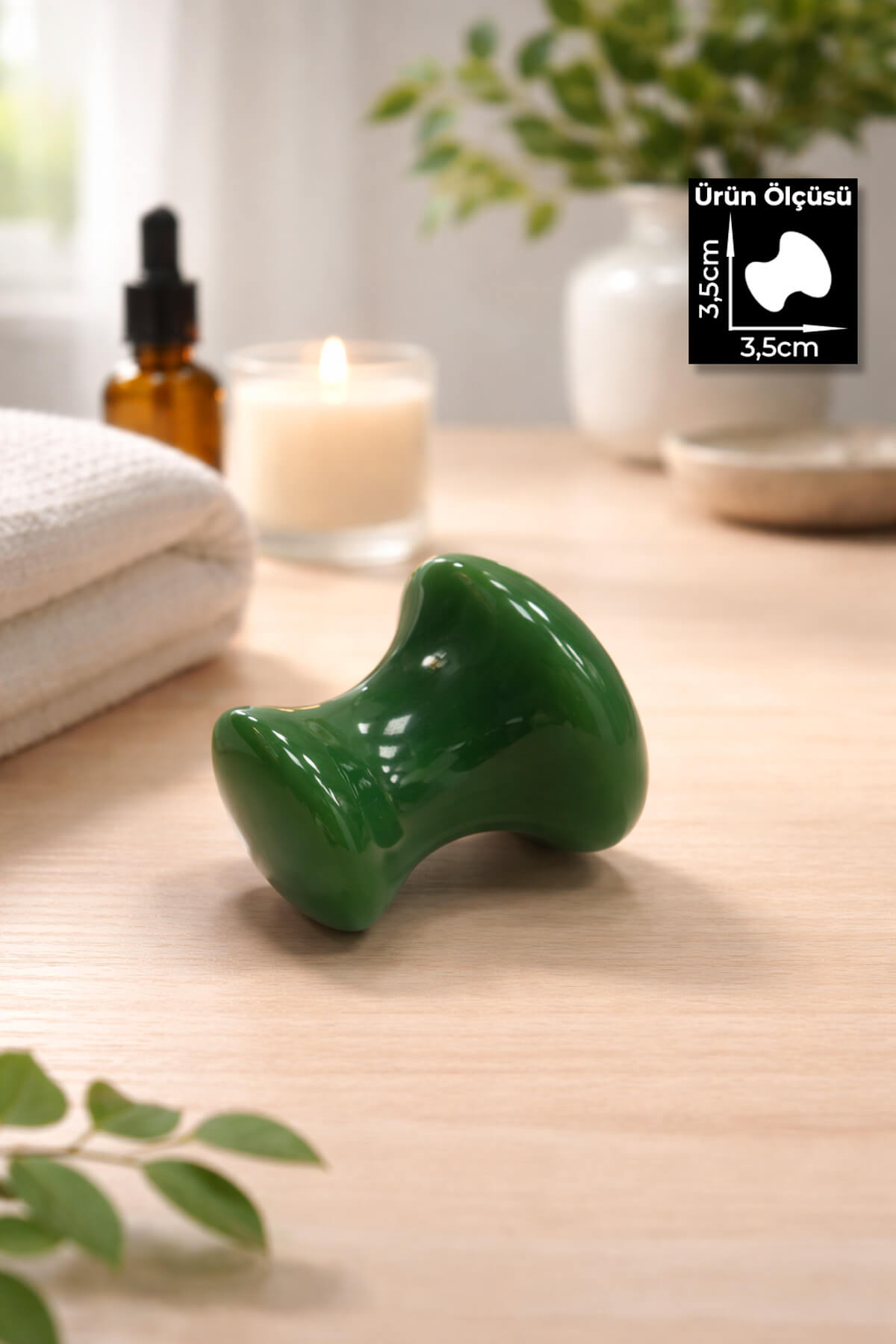 Aventurin Taşı Mantar Masaj Aleti