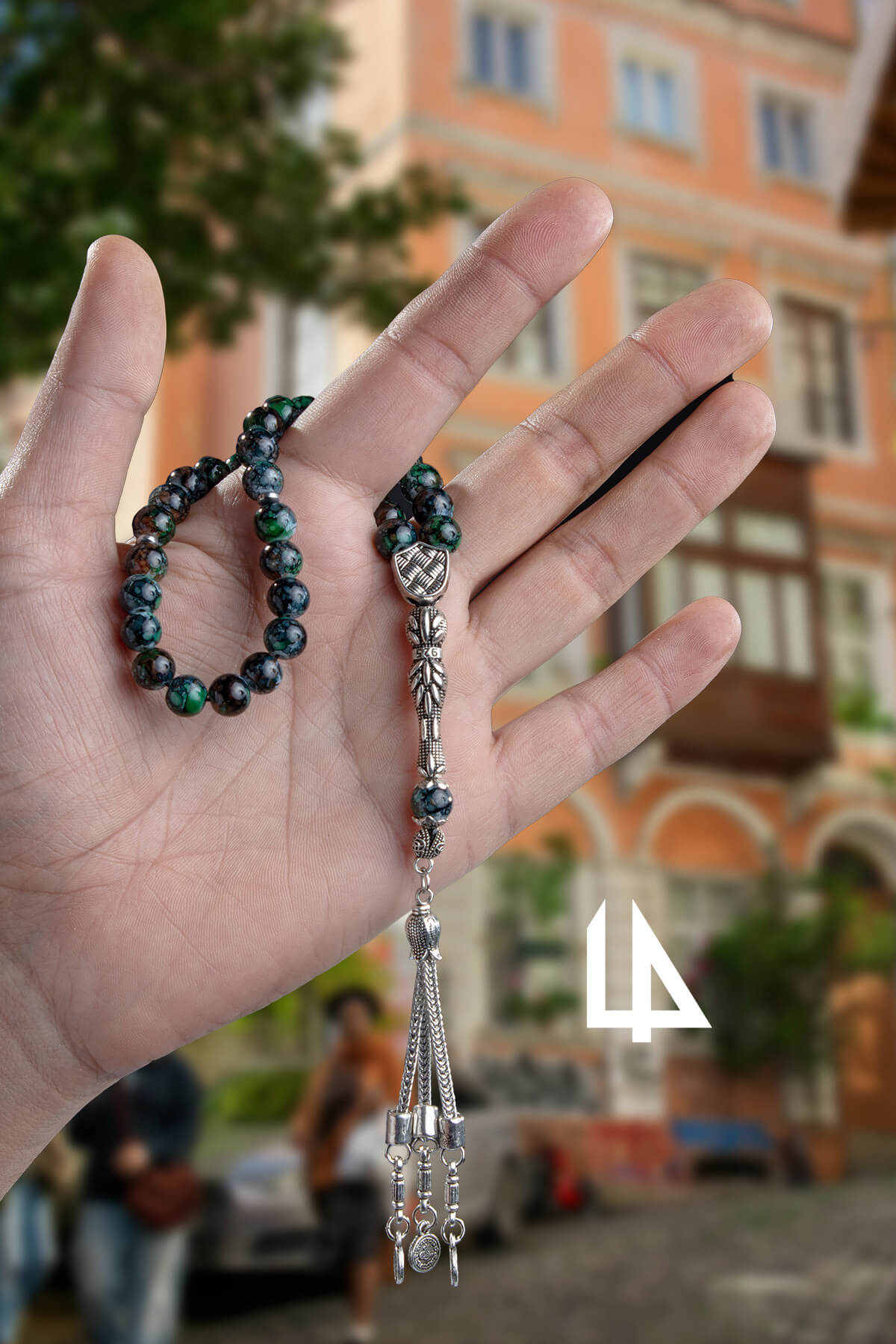 Cam Küre Kesim 33 lü 8mm Tesbih