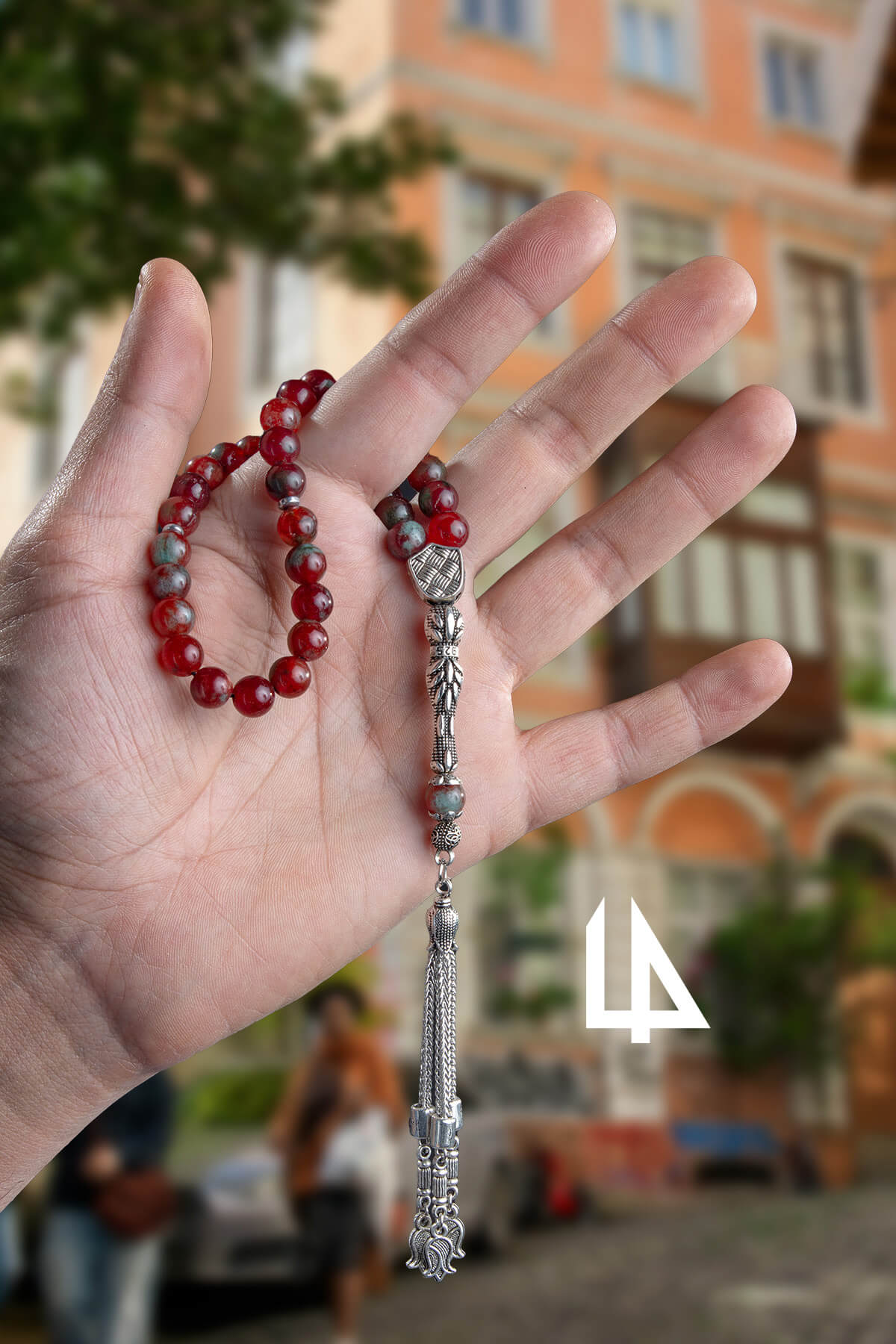 Cam Küre Kesim 33 lü 8mm Tesbih