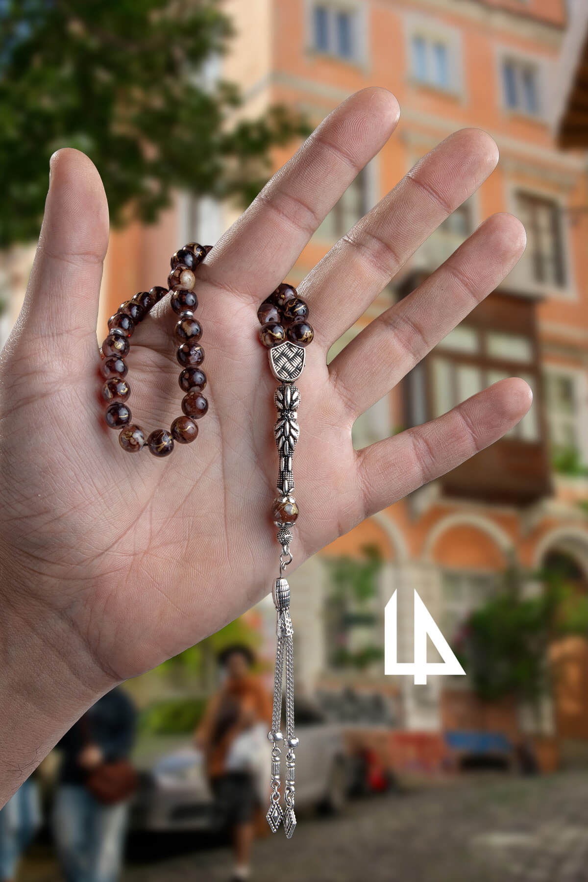 Cam Küre Kesim 33 lü 8mm Tesbih