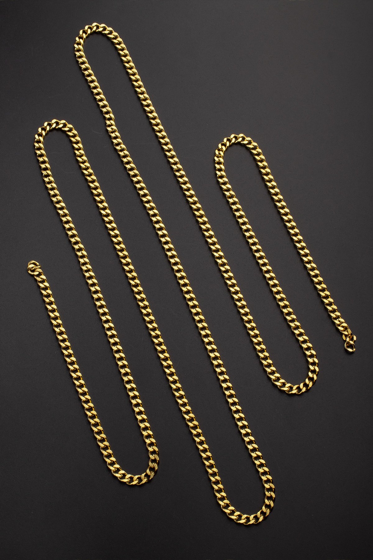 Çelik Altın Zincir 1m