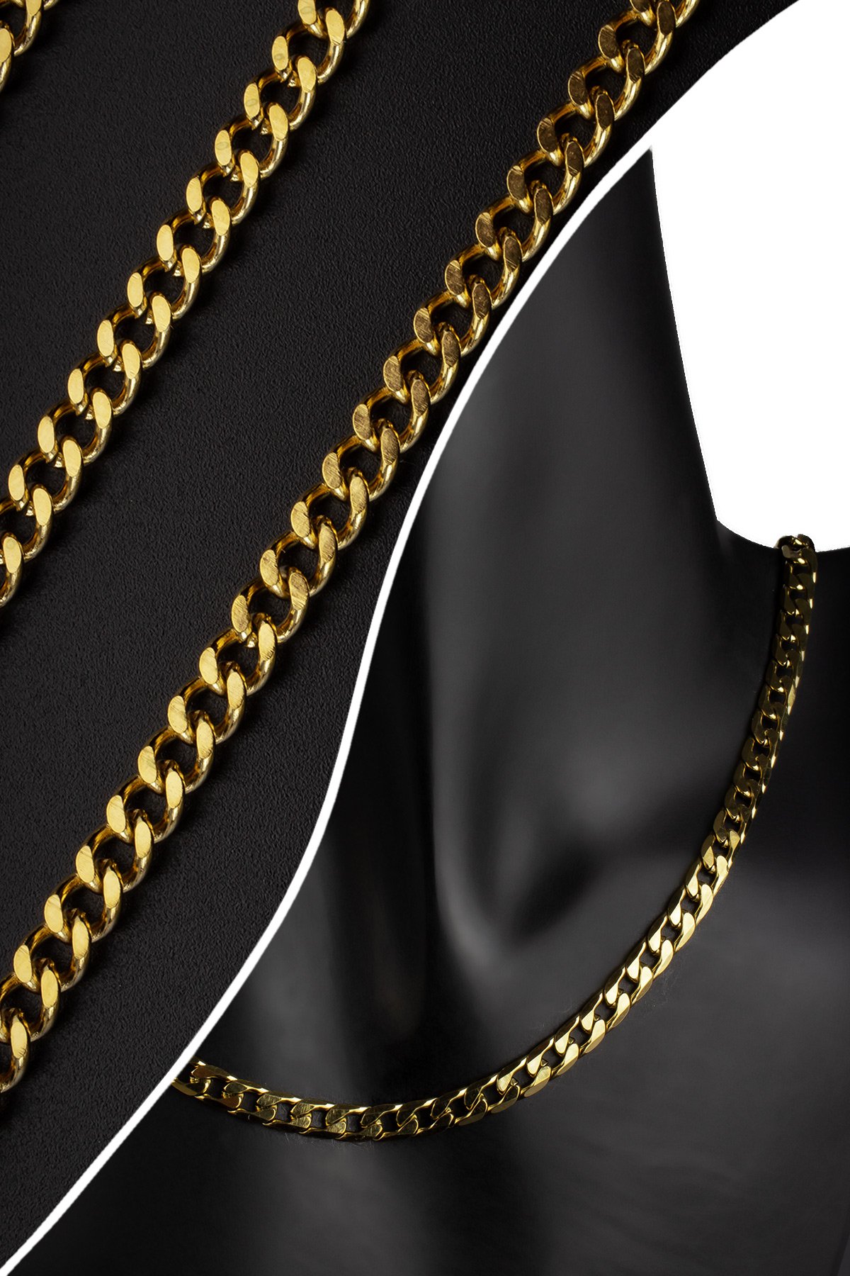 Çelik Altın Zincir 1m