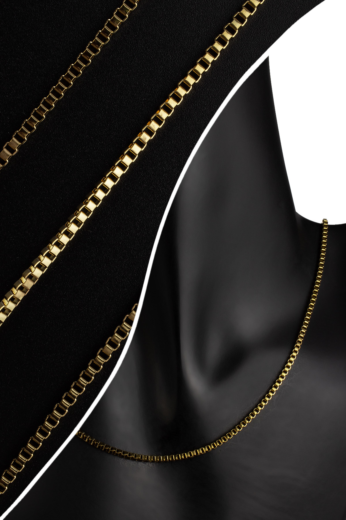 Çelik Altın Zincir 1m