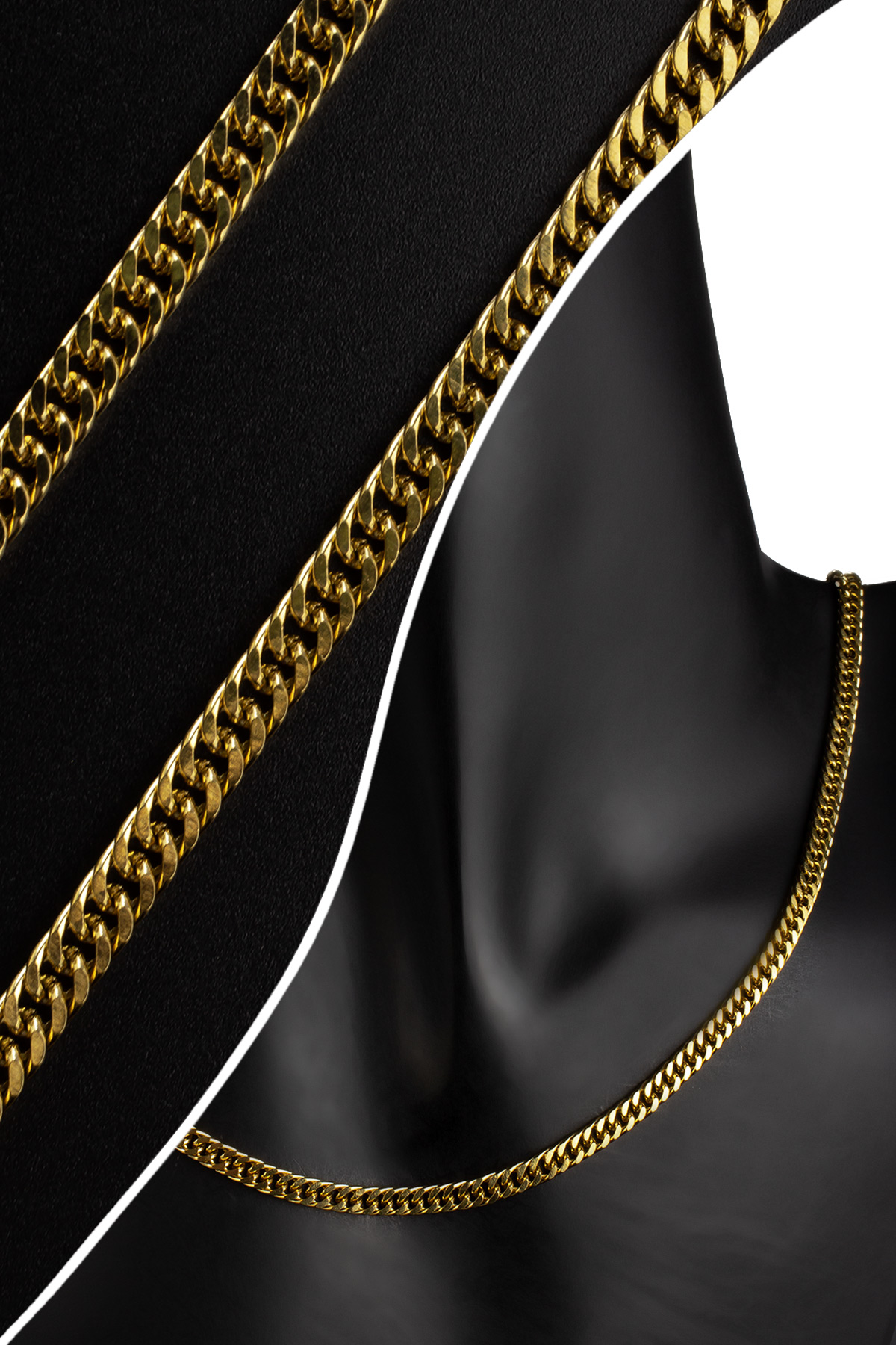 Çelik Altın Zincir 1m