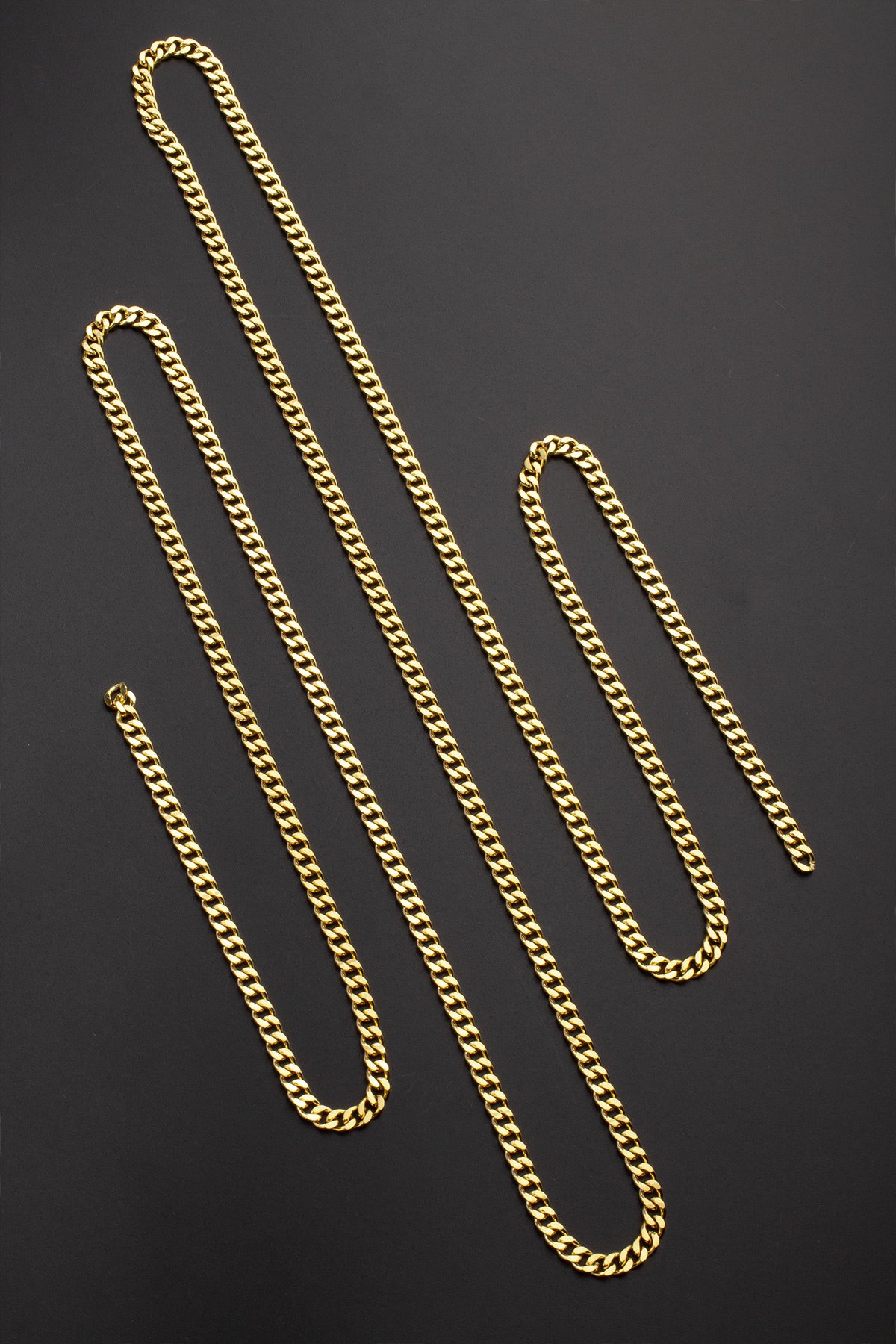 Çelik Altın Zincir 1m