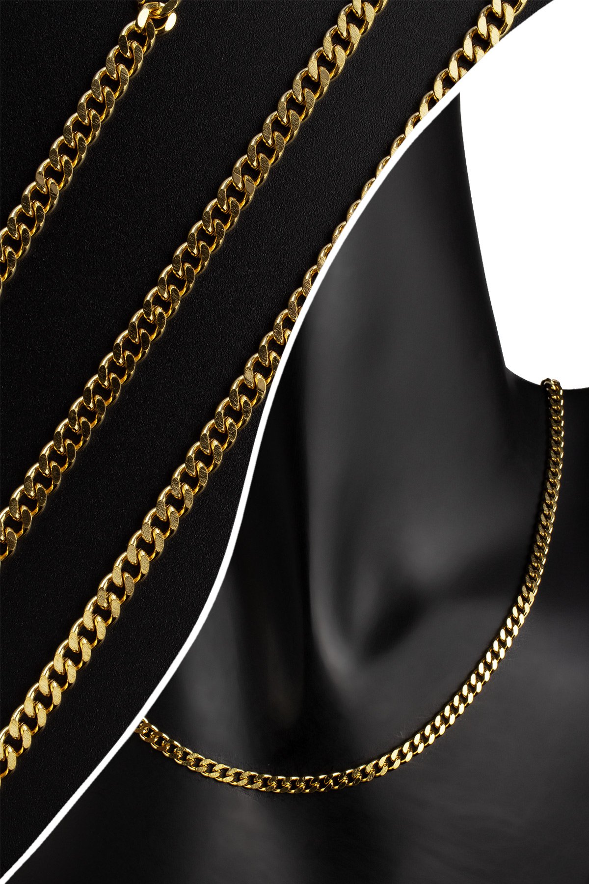 Çelik Altın Zincir 1m