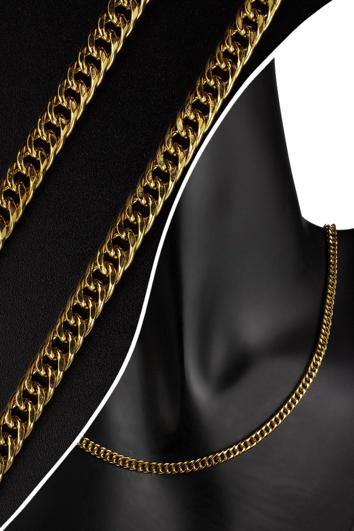 Çelik Altın Zincir 1m