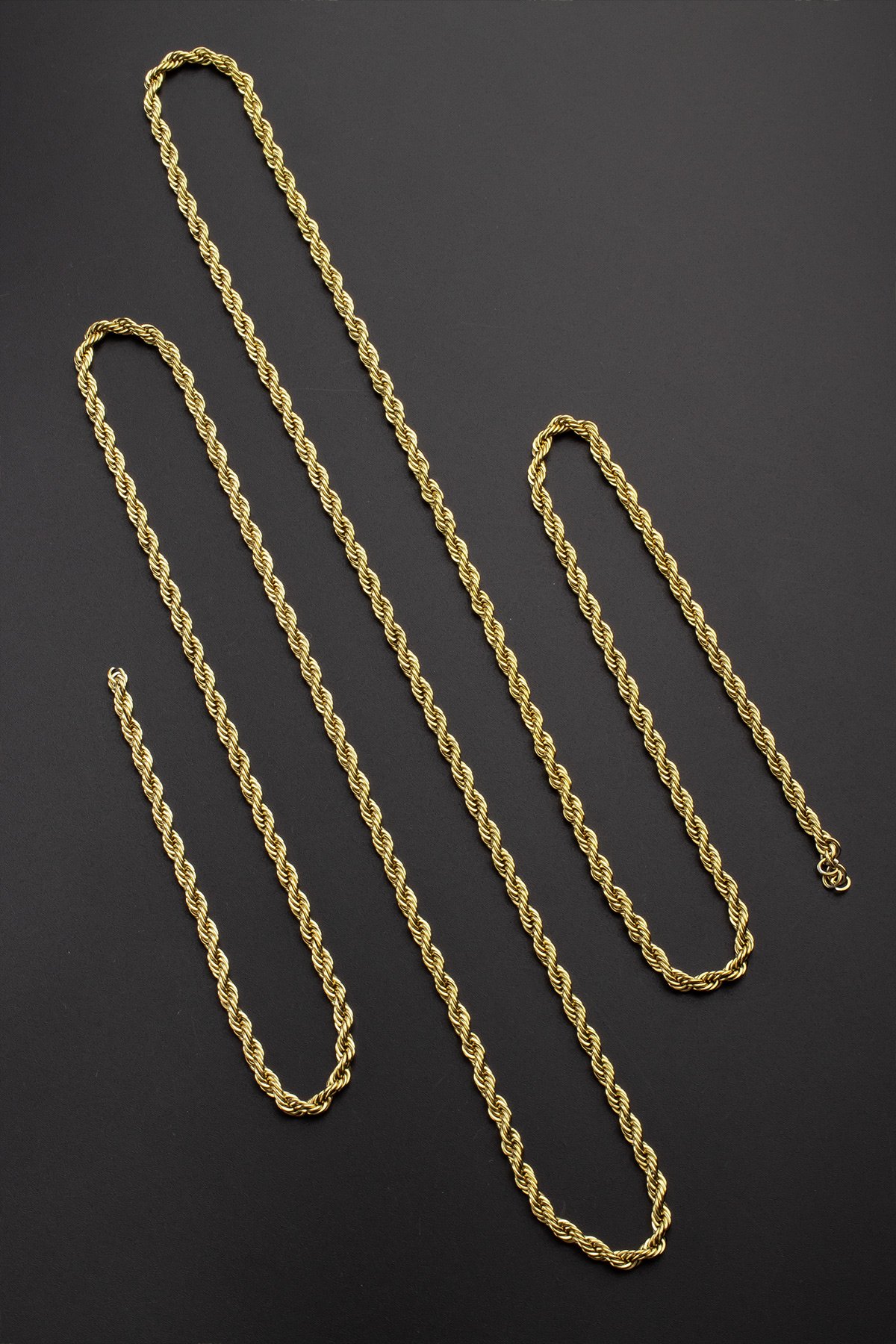 Çelik Altın Zincir 1m