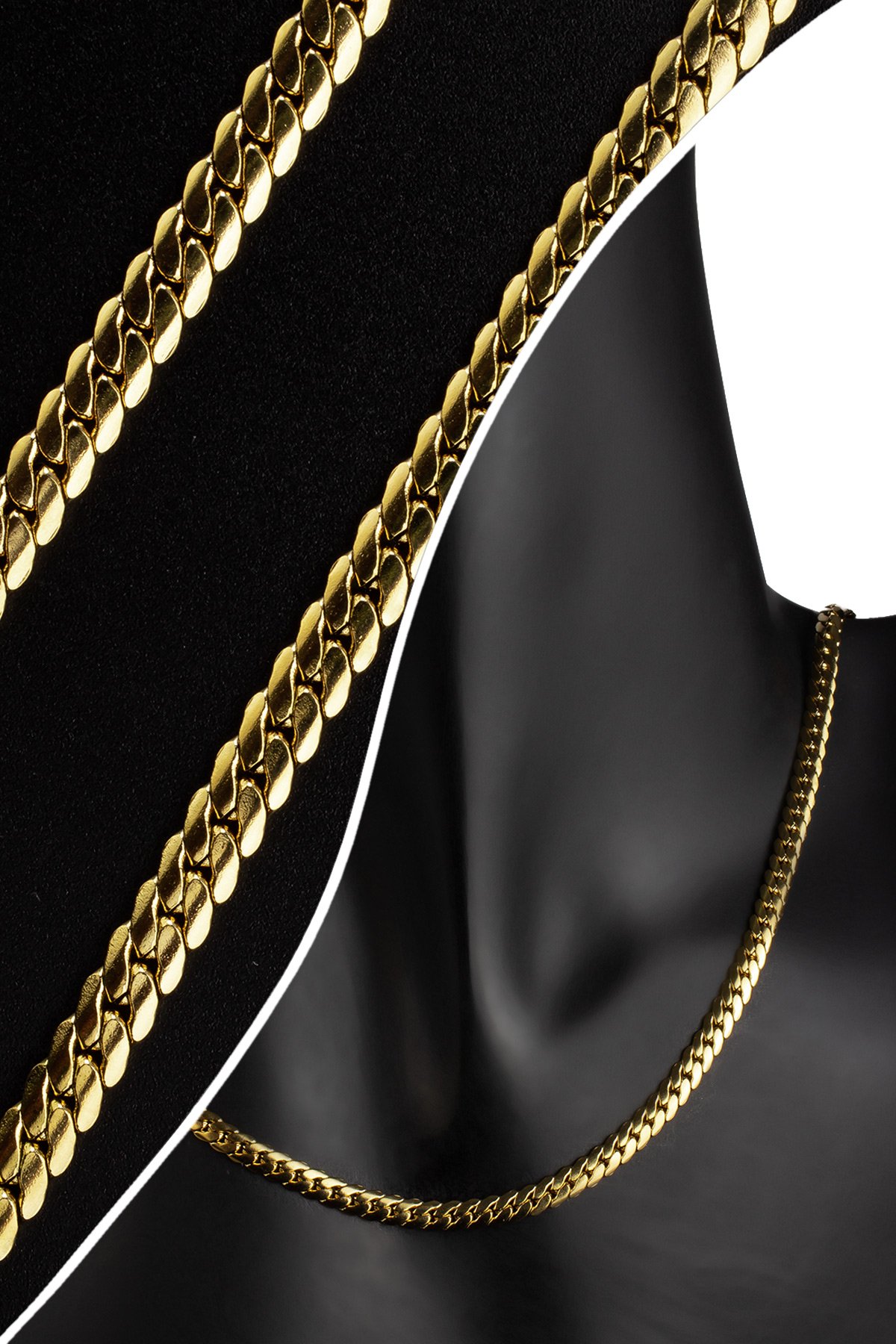 Çelik Altın Zincir 1m