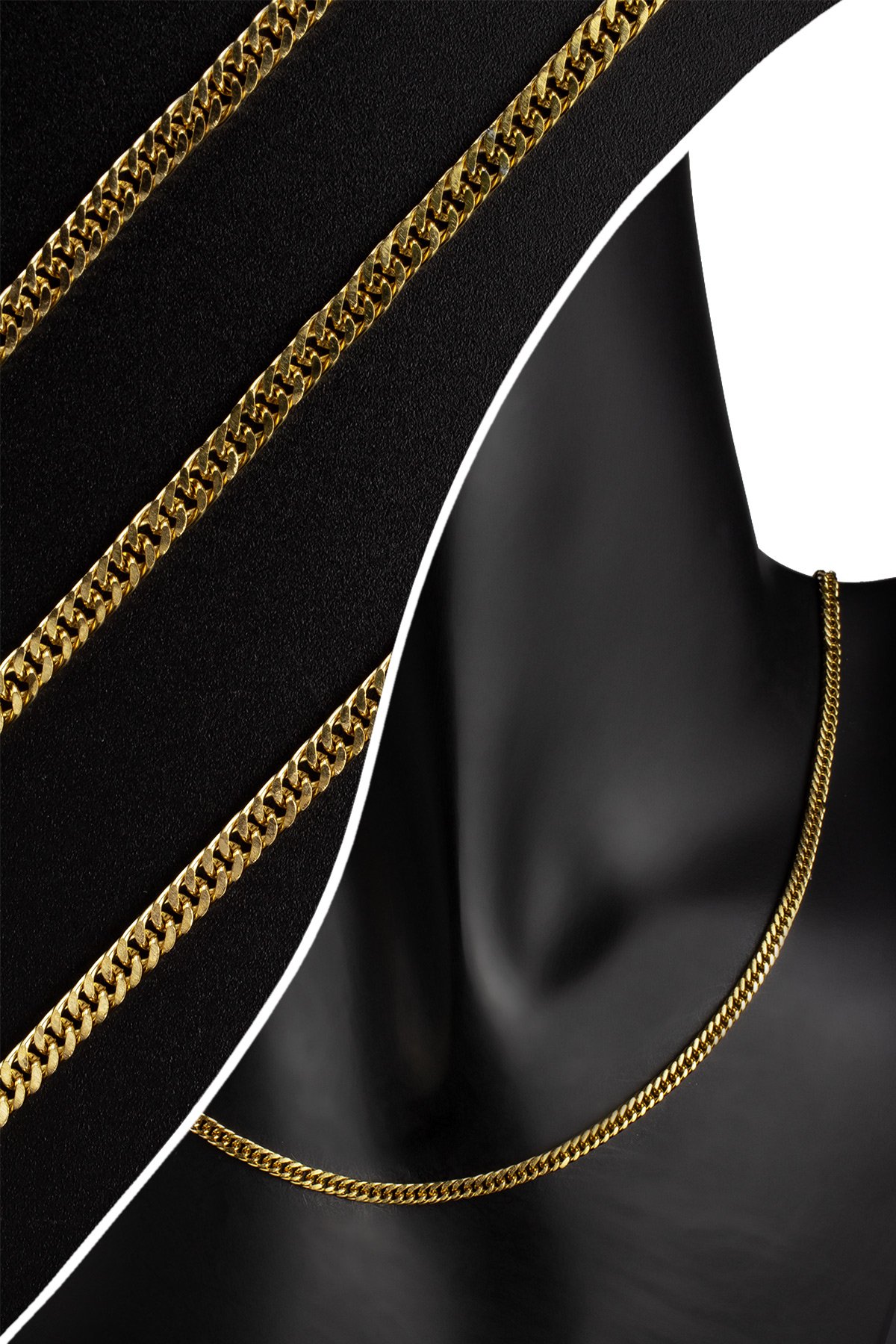 Çelik Altın Zincir 1m