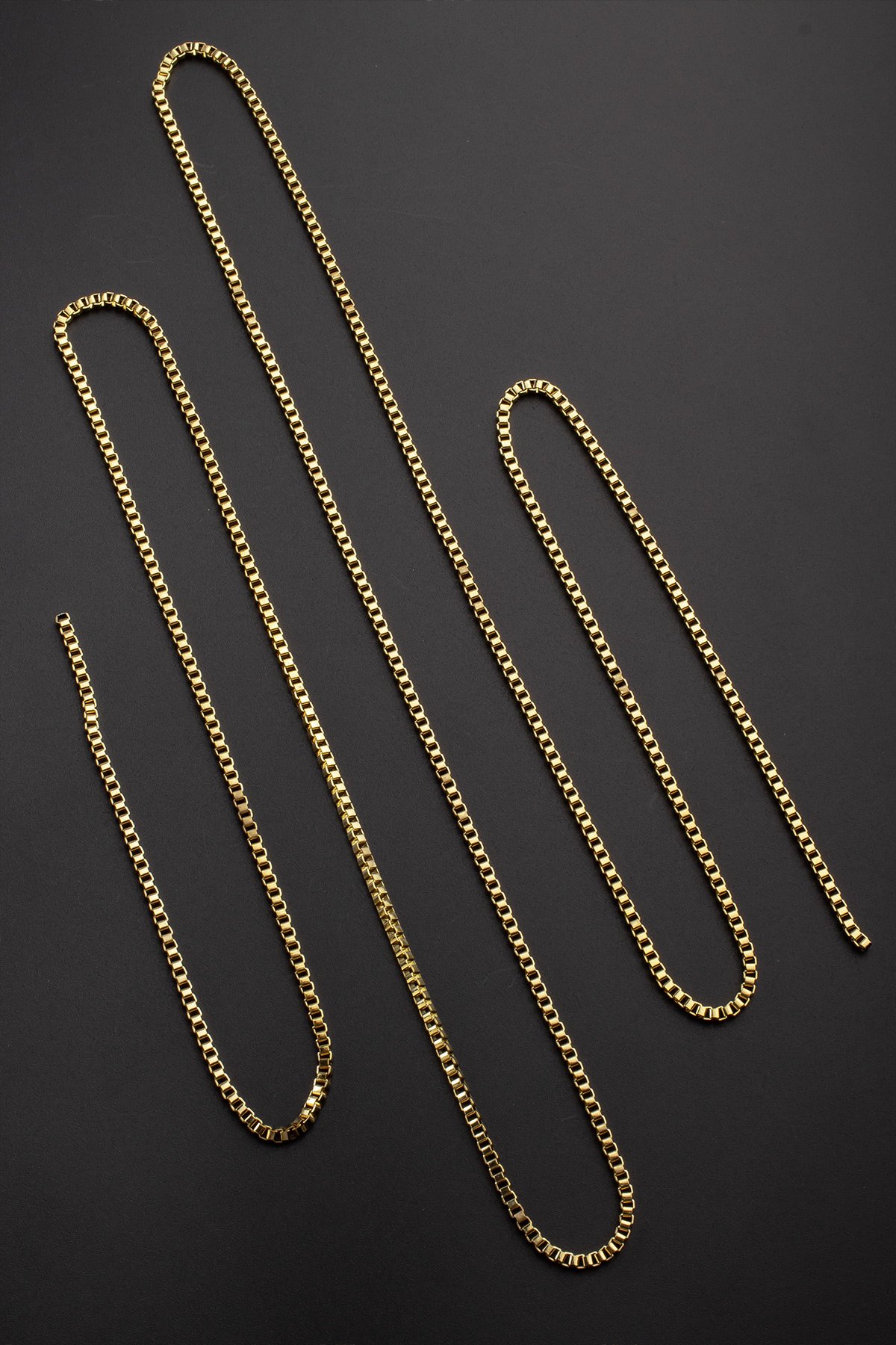 Çelik Altın Zincir 1m