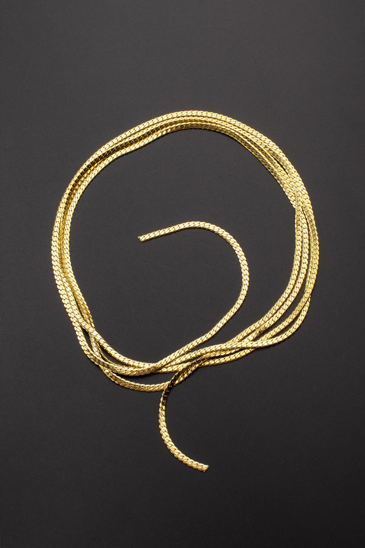 Çelik Altın Zincir 1m