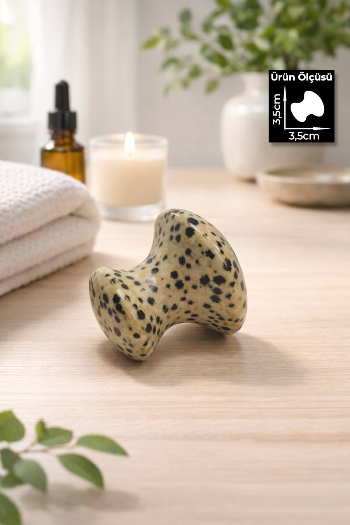 Dalmaçyalı Jasper Taşı Mantar Masaj Aleti